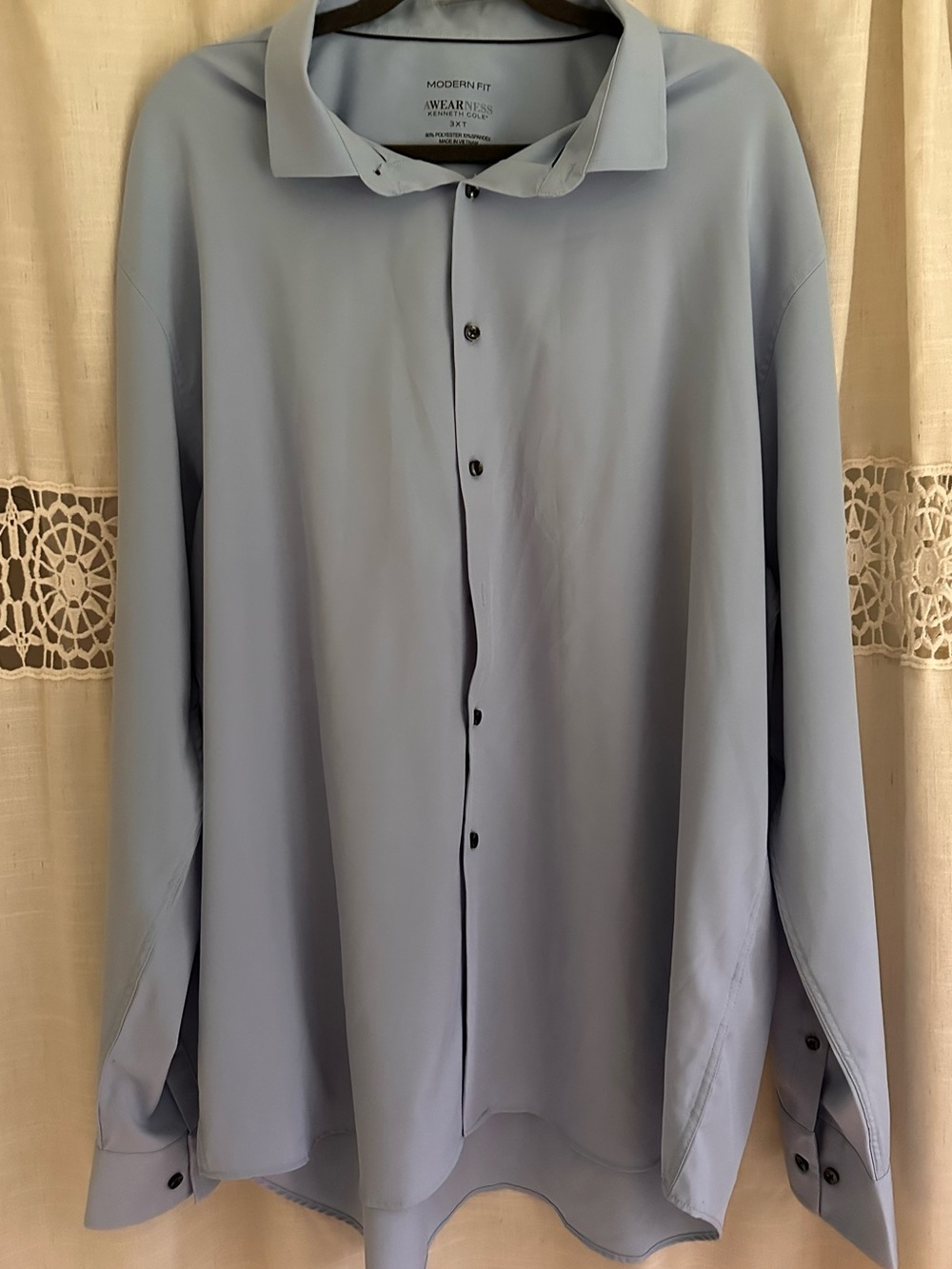 Kenneth Cole Men's Light Blue Dress Shirt